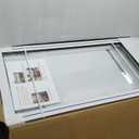 XLarge Dog Door for Sliding Glass Doors, Adjustable 75.39"-81.3" Slider Height, Extra Large Dog Door for Sliding Door, All-Metal Framed & Tempered Glass Lockable Panel Can Slide Up and Down