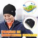 Thermal Running Hat - Men's Women Skull Cap Cycling Cap Under Helmet (Black)