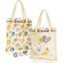 Easter eggs butterfly flowersWomen's Lightweight Summer Tote Bags 13x13 Inch Casual Shoulder Bag for Travel, Shopping, Beach and Casual Wear