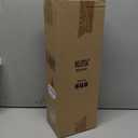 2 Pack Black Curtain Rod, Heavy Duty 1 Inch Decorative Curtain Rods for Windows 48 to 84 Inch, Single-Side Adjustable Vintage Rustic Matte Black Drapery Pole Set with Netted Texture Finials