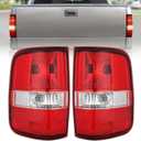 Nilight Taillight Assembly Compatible with 2004 2005 2006 2007 2008 Ford F150 Rear Lamp Replacement OE Style Driver Side and Passenger Side