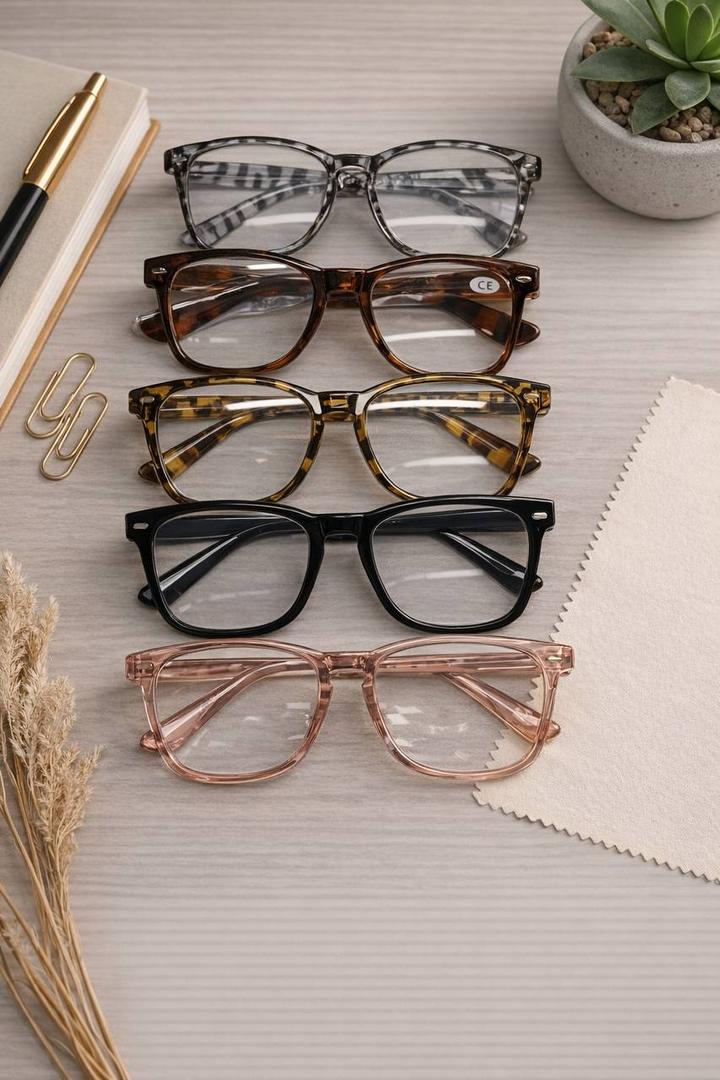 Gaoye 3.5 Professional Reading Glasses for All Day - Computer Readers with Blue Light Protection - Value Pack