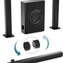 GEOYEAO Sound Bars for TV with Subwoofer, 2.1ch Home Audio Speaker & 3D & 240W Deep Bass Subwoofer Bluetooth 2-in-1 Detachable TV Surround Sound Speaker System