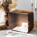 OurWarm Wooden Wedding Card Box for Reception, Rustic Gift Card Boxes for Wedding with Acrylic Window, Large Wood Envelope Money Card Box for Party Graduation Birthday Baby Shower Decorations