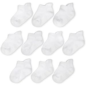 Goldbug Tiny Treads Socks - Socks with Grips for Baby, Toddler and Kids, Pack 2, 12-24M