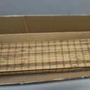 Cordless Bamboo Roman Shades 46x48in, Light Filtering Bamboo Blinds for Indoor Windows, Office, Bathroom and Living Room, Privacy Teak.