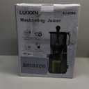 EanOruus Cold Press Juicer, 5.8" Wide Feed Chute Juice Extractor Machine with 400W, High Juice Yield, Slow Masticating Juicer for Whole Vegetables & Fruits, Dark Grey