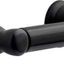 Franklin Brass Kinla Spring (1-Pack) Toilet Paper Holder Matte Black Tissue Roll Spring-Loaded Rod, Organization and Storage, Wall Mounted Bathroom Accessories KIN50-MB