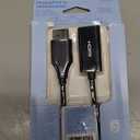 Philips DisplayPort to HDMI Adapter, Unidirectional, Works with Laptops, Tablets, Full HD 1080p, 4K Ultra HD, Mac and PC Compatible, Compact Design, Portable, Black, SWV9200G/27