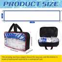 Replacement Pool Volleyball Net Adjustable Length 15ft - 25ft, Portable Volleyball Net for Outdoor Backyard Swimming Pool Beach, 15-25 feet x 2.95 feet