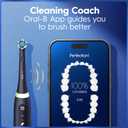Oral-B Rechargeable Electric Toothbrush, iO5 Customizable Clean, 5 Cleaning Modes, Visual Pressure Sensor to Protect Gums, Travel Case, Black