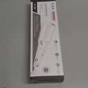 K&K 2.25 Inch Flat Iron Hair Straightener, Professional Extra Wide Hair Straighteners for Therapy Keratin, 3D Floating Ceramic Tourmaline Coating Plate Irons for Thick Hair, Damage and Frizz (White)