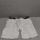 COOLOMG Adult Men's Baseball Padded Sliding Shorts with Soft Protective Cup for Football Lacrosse (X-Large, White)