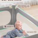 Bed Rails for Toddlers Queen Size Bed, 3 Piece Baby Bed Rail Guard, Large