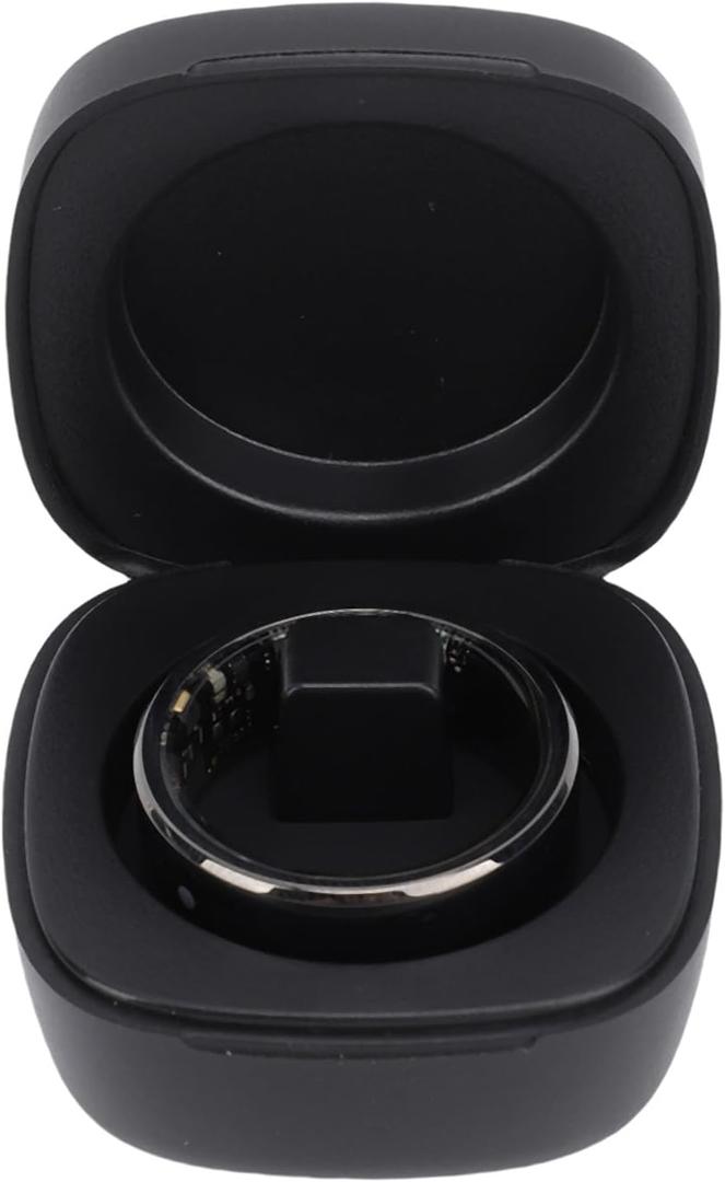 Smart Ring, Multiple Sports Modes Health Ring with Fitness Tracker, Sleep Monitor, Body Temperature, Color Display Ceramic Ring for Men Women Birthday Gift (Size 9)