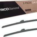 TRICO Diamond 24" + 22" Premium Automotive Replacement Windshield Wiper Blades (Set of 2), Passenger and Driver Side All-Weather Beam Wiper Blades for Select Vehicle Models