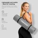 MSPORTS Yoga Mat Premium Non Slip Thick Extra Comfortable Exercise Mat for Home Workouts, Pilates, Stretching & Gym Cushioned NBR Foam, Gym Mat with Strap, for Women & Men