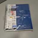 Five Star Spiral Notebook + Study App, 5 Subject, College Ruled Paper, 8-1/2" x 11", 200 Sheets, Fights Ink Bleed, Water Resistant Cover, Pacific Blue (73635)