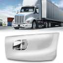 Bumper Middle w/Fog Light Holes Opening Replacement for Peterbilt 579 (w/o Hole Chrome, Left)