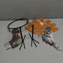 yosager Turkey Pumpkin Making Kit, Colorful Metal Thanksgiving DIY Pumpkins with Stand, Poke into Pumpkin, Thanksgiving Decoration for Autumn Fall Harvest Home Decor