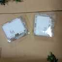 VEVOR 4 Pcs 20” Artificial Plant Topiary Ball, Faux Boxwood Balls with 2 LED Light String, All-Year Green Faux Plant Decorative Balls for Backyard, Balcony,Garden, Wedding and Home Décor