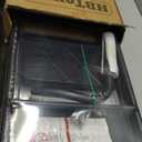 HBTower 3 Step Ladder, 3 Step Stool for Adults, 3 Step Ladder Folding Step Stool with Cushioned Handle Step Ladder with Wide Pedal Ergonomic Design,Black