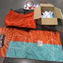 2-Player Arcade Basketball Game Set,Upgraded Indoor Hoop with LED Light Electronic Scoreboard 4 Balls,Carnival Games Sports Toys Kids 3-12 for Home Party Backyard Outdoor Boys Girls Toddlers Gifts (Orange)