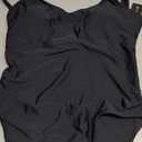 Tempt Me Athletic One Piece Swimsuits for Women Training Sport Tummy Control Bathing Suits (Black, Size M)