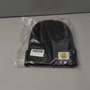 XMMAXFLOW Beanie for Women Men Double Layer Knit Winter Hats Soft Warm Cuffed Beanies Unisex Ski Hat, Black