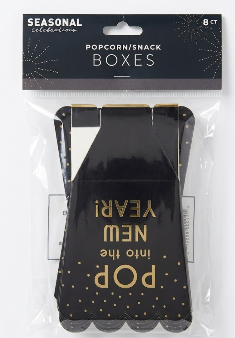 Popcorn Snack Boxes, Small Size, 8ct
