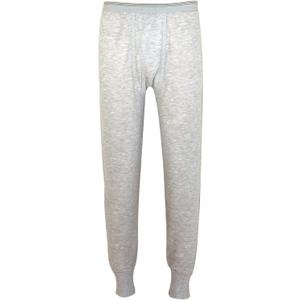 Indera Men's 2-Layer Performance Thermals Underwear Long Johns Pant (Large, Heather Grey)
