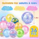 36 Pack Stress Balls Set, Squishy Stress Ball Foam Fidget Toys, 1.4 inches