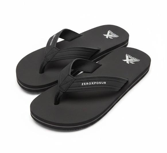 Zeroxposur, Men's Flip-Flops, Outdoor Footwear, Black, Size 12