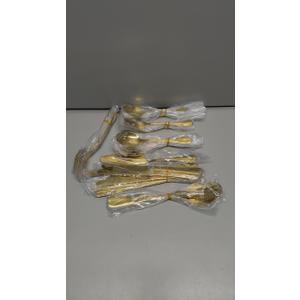 Magicpro, Stainless Steel Cutlery Set, Gold, 45 Pieces