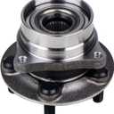 KUSATEC 513265 Front Wheel Bearing and Hub Assembly Compatible with for Toyota Prius 2004 2005 2006 2007 2008 2009, 5Lug