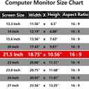 Computer Privacy Screen Protector 21.5 Inch with Hp Dell Acer Asus Samsung LG and More, Removable Security Shield Filter for 16:9 Aspect Ratio Monitor Like ViewSonic Sceptre AOC Koorui BenQ (21.5" Diagonal 16:9 1 Pack)