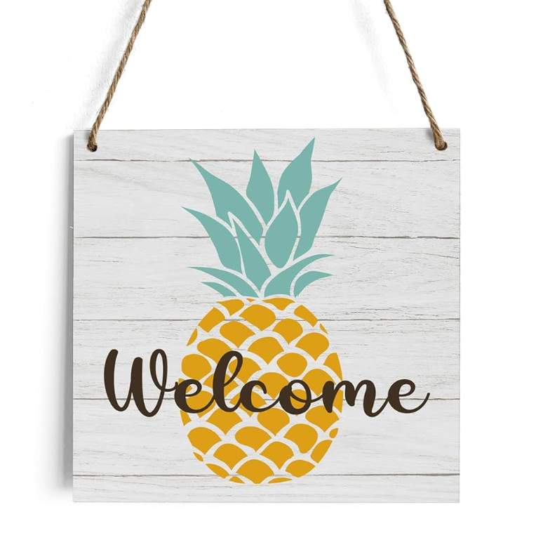 HTBIG Lemon Decor Gnome Summer Home Decor Wall Hanging Decor for Kitchen Cafe Bar Porch Entryway Front Door Fruit Market Farm Restaurant Dessert Shop Rustic Wood Sign