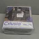 Criusia Storage Cubes, 11 Inch Cube Storage Bins for Shelves (10 Pack), Fabric Collapsible Storage Bins with Dual Handles, Foldable Cube Baskets for Clothes, Closet Organizers and Storage Box (Grey)