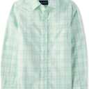 The Children's Place Boys Long Sleeve Button Down Shirts (XS)