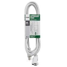 Prime Landscape Extension Cord 15ft, 2 Pack
