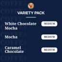 Victor Allen's Coffee Mocha Variety Pack (White Chocolate Mocha, Mocha, Chocolate Caramel), 32 Count, Single Serve Coffee Pods for Keurig K-Cup Brewers