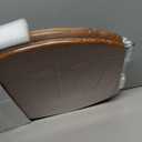 Elongated Toilet Seat Molded Wood Toilet Seat with Quietly Close and Quick Release Hinges, Easy to Install also Easy to Clean by Angol Shiold (Elongated, Brownish Yellow)