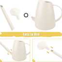 Watering Can for Indoor Plants, Small Watering Cans for House Plant Garden Flower, Long Spout Water Can for Outdoor Watering Plants 1. 8L 1/2 Gallon (White)