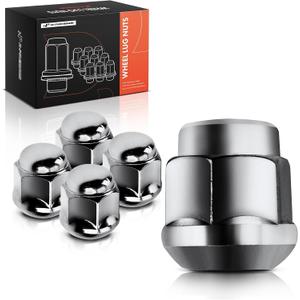 A-Premium M12-1.50 Wheel Lug Nuts Compatible with Honda CR-V CR-Z CRX Civic Accord Fit Insight Element Prelude S2000 Wagovan & Acura CL EL RL TL ILX MDX NSX RSX TLX Legend, Front or Rear, 5-PC Set