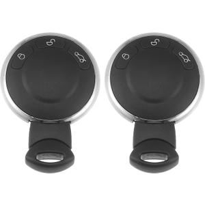 X AUTOHAUX 2pcs 315MHz KR55WK49333 Replacement Semi-Intelligence Keyless Entry Remote Key Fob for Mini Cooper 2006-2013 3 Buttons with Door Key 46 Chip