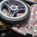 Bayer Doll Pram Carriage, Foldable Stroller for Dolls up to 18 in with Blanket, Pillow & Handbag