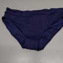 Zmart Women Full Coverage Ruched Bikini Bottoms Tummy Control Swim Bottoms Scrunch Ruffle Bathing Suit Bottom (Blue, M)