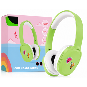 Icon Headphones 2 Pack, Lime Green