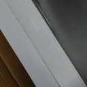32"×18" Vinyl Basement Sliding Window,Removable Flange,White