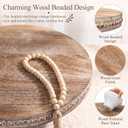 LemonRoad Large Round Wood Risers for Display, 16 Inch